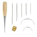 AKUNSZ 7 piezas Agujas de coser cuero