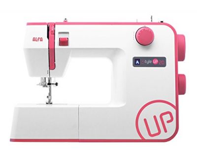 Alfa STYLE UP 20 – Máquina de coser, color rosa
