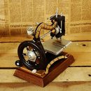 GFEI Maquina de coser antigua retro muebles hogar muebles hierro estaño modelo PROPS
