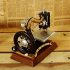 GFEI Maquina de coser antigua retro muebles hogar muebles hierro estaño modelo PROPS