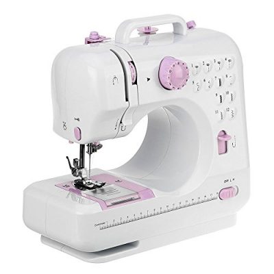 Mini máquina de coser manual domestica